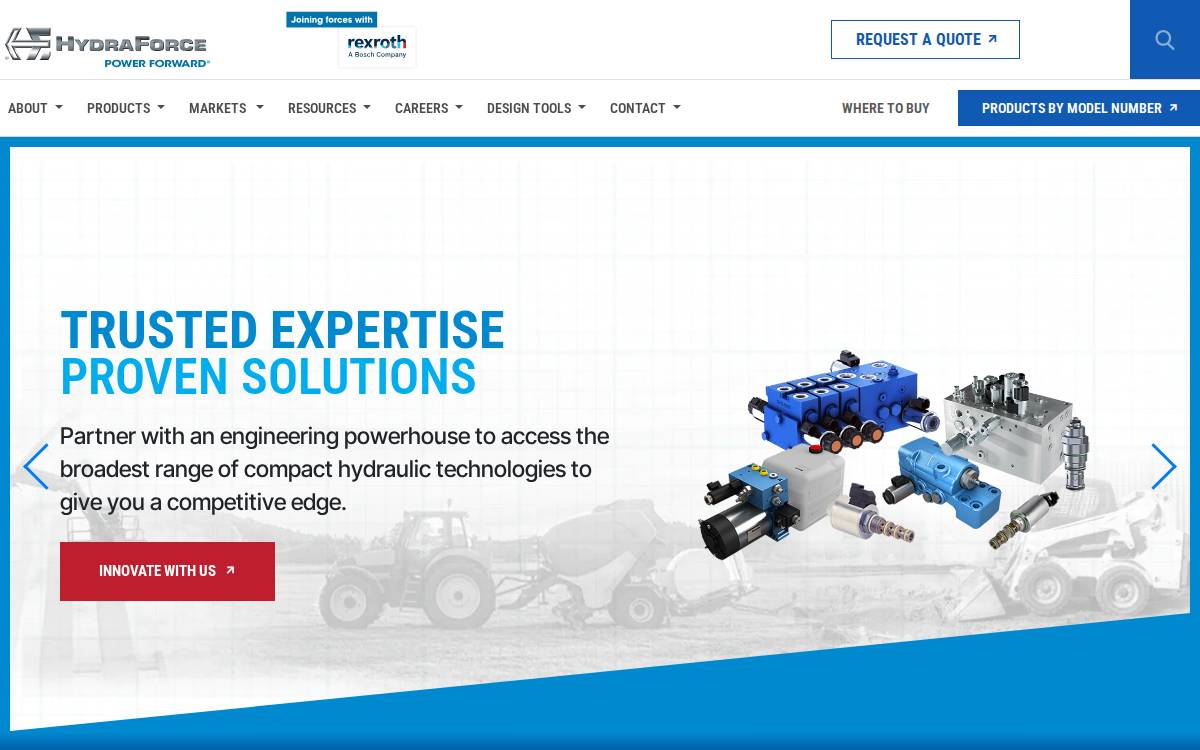 HydraForce website preview