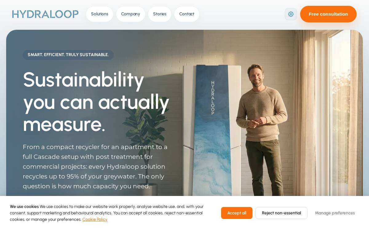 Hydraloop website preview
