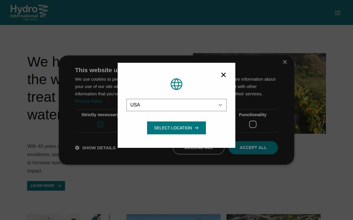 Hydro International website preview