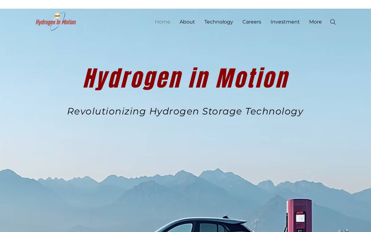Hydrogen in Motion website preview