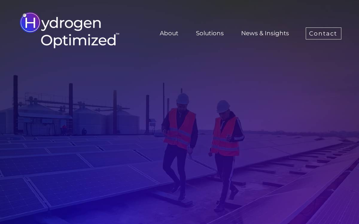 Hydrogen Optimized website preview
