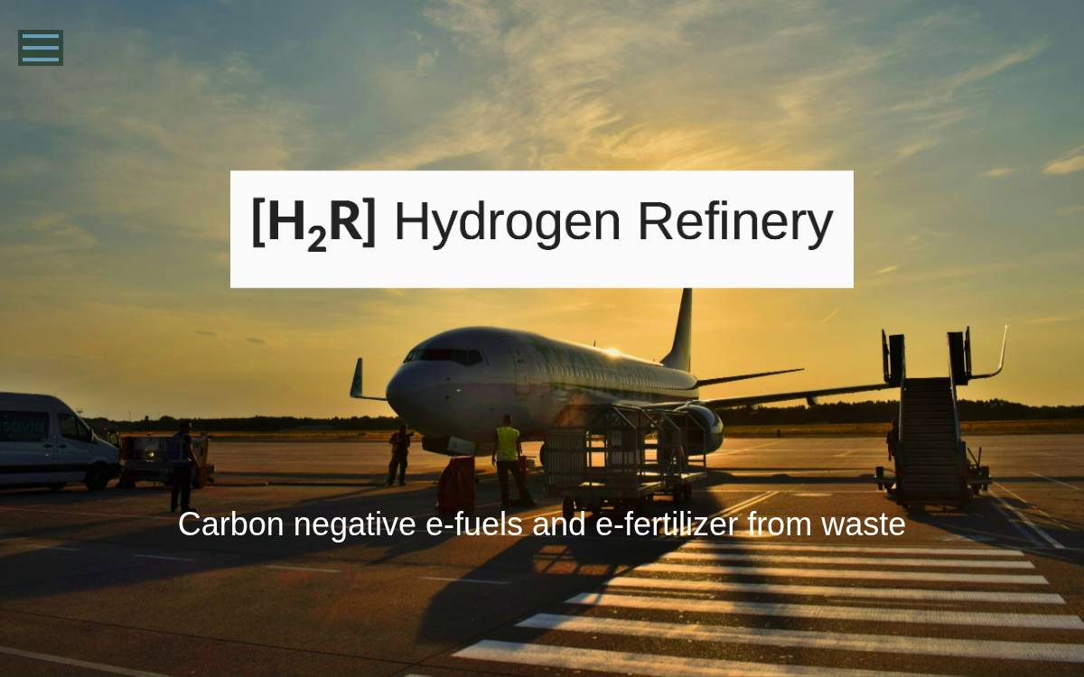 Hydrogen Refinery website preview