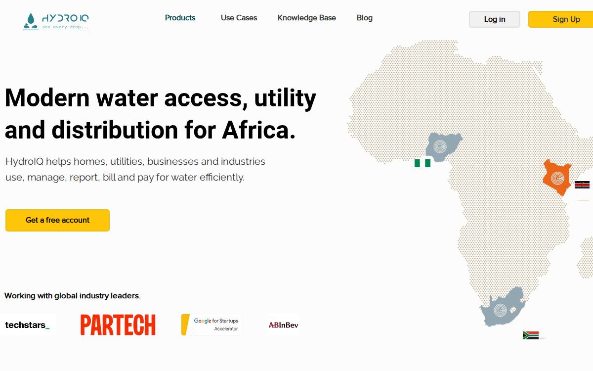 Hydrologistics Africa website preview