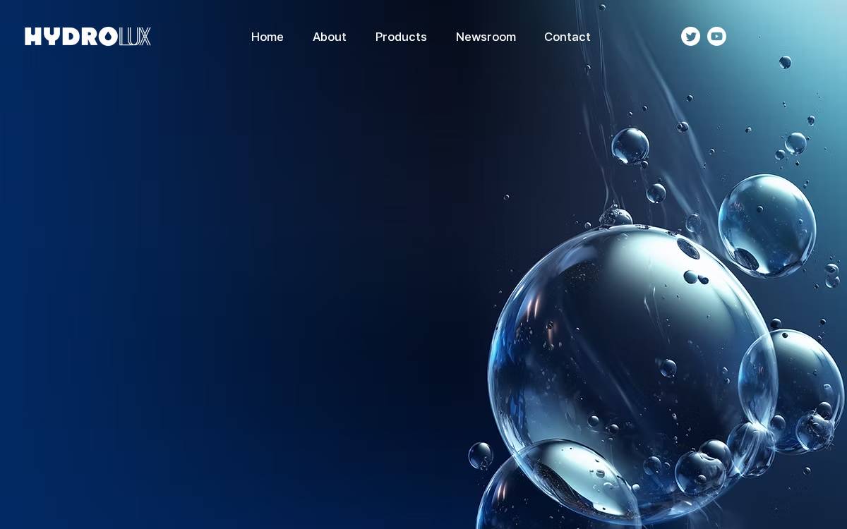 Hydrolux website preview