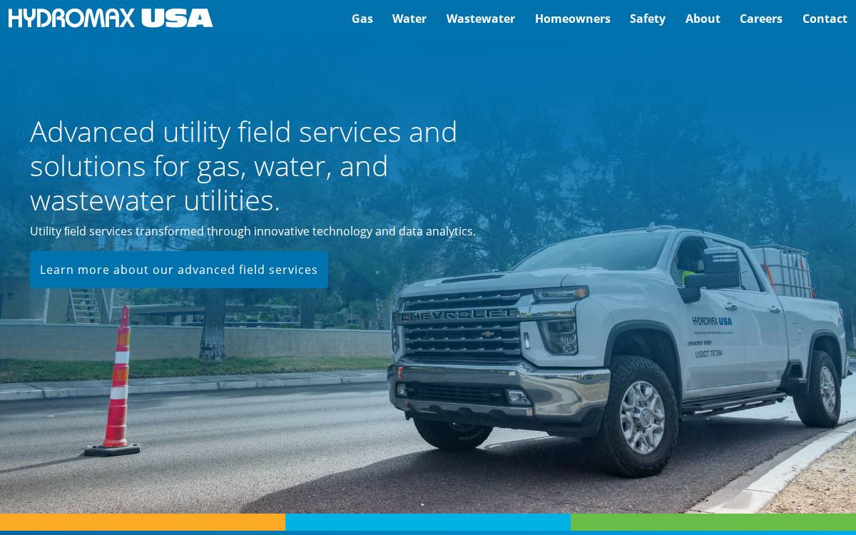 Hydromax Usa website preview