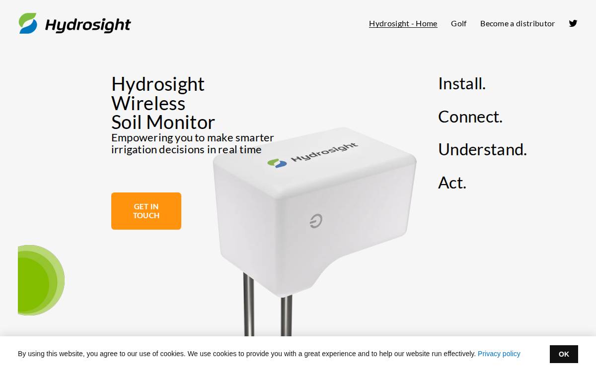 Hydrosight Solutions website preview