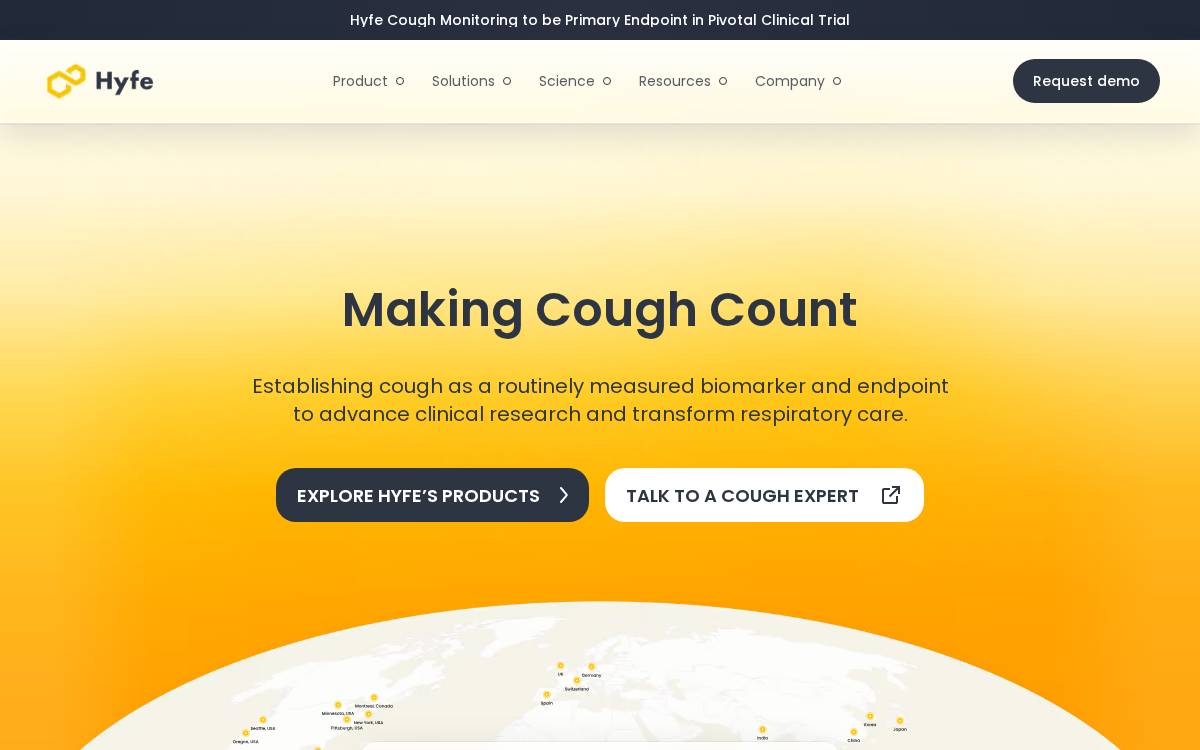 Hyfe website preview