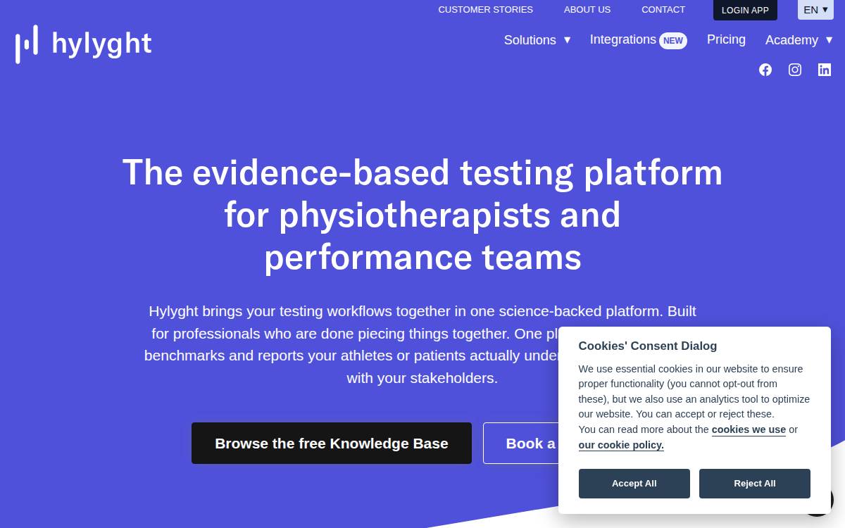 Hylyght website preview
