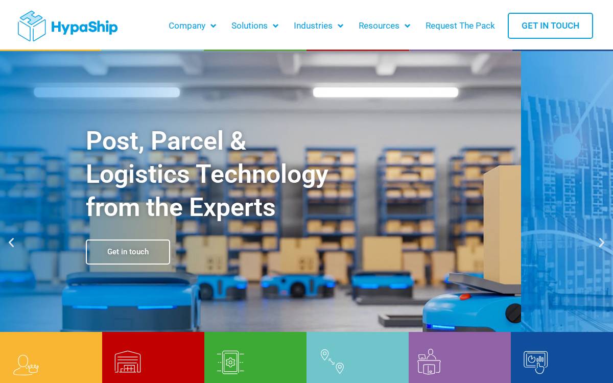Hypaship website preview