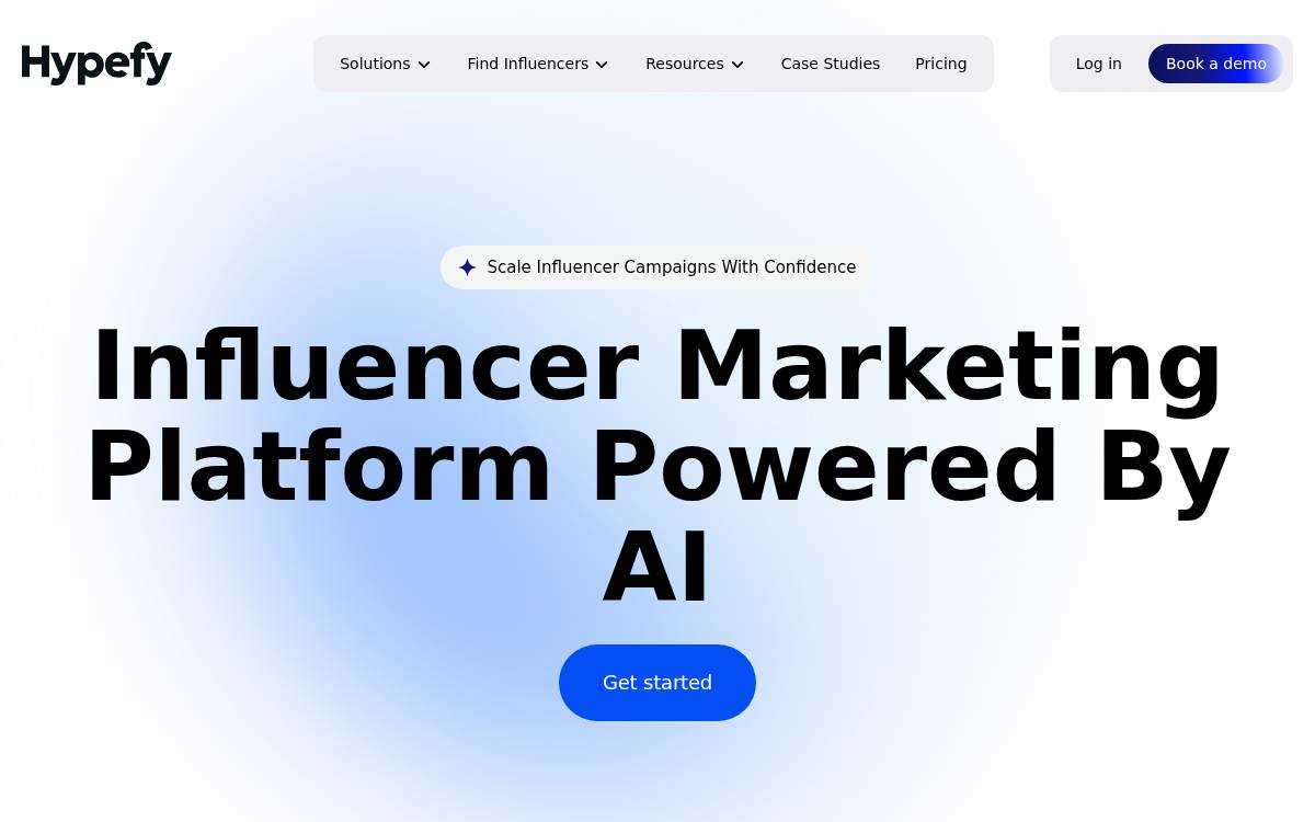 Hypefy website preview