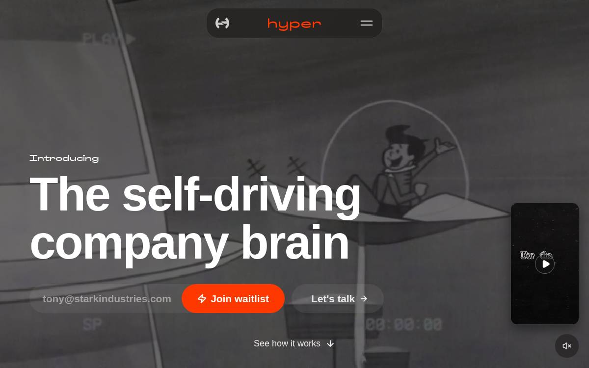 Hyper website preview