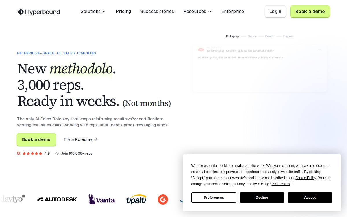 Hyperbound website preview