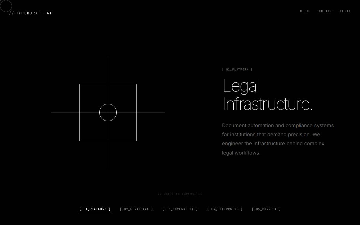 Hyperdraft website preview
