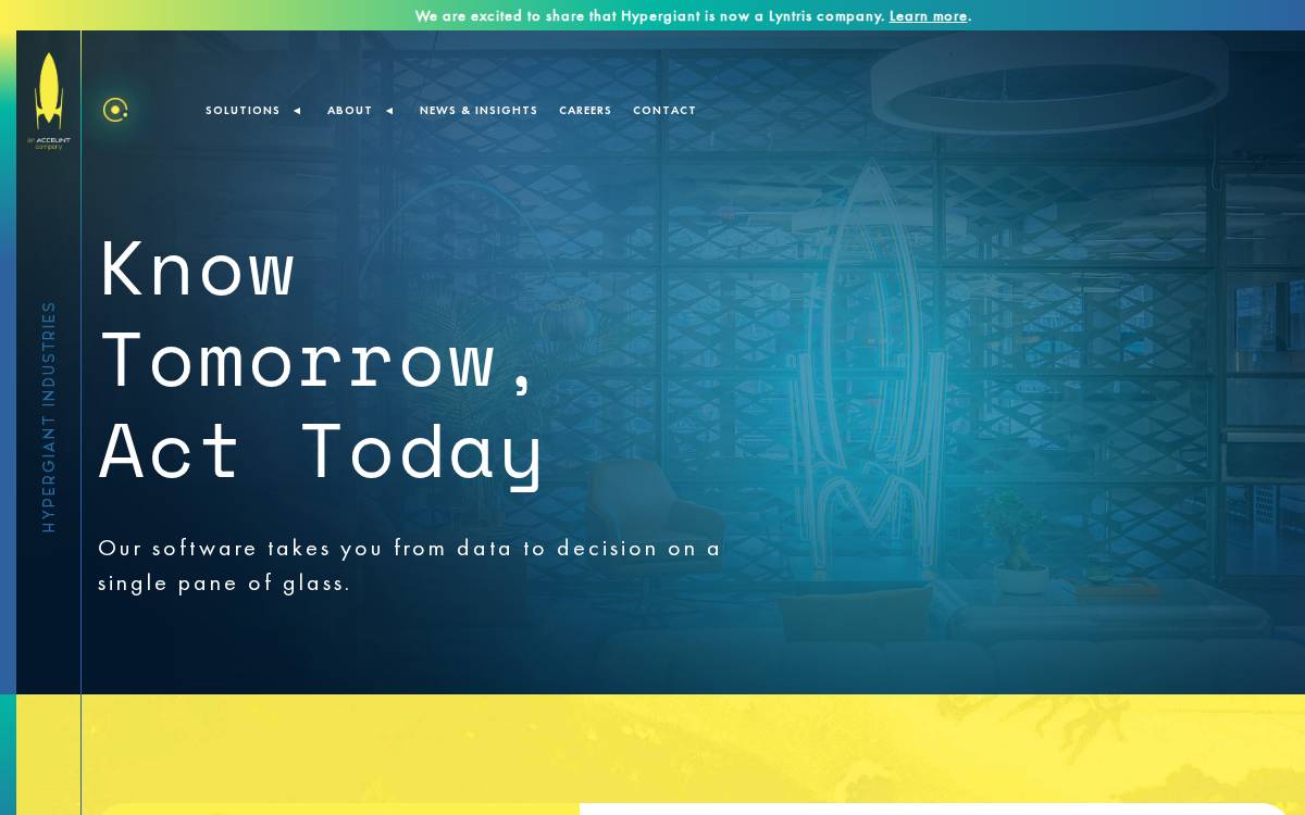 Hypergiant website preview