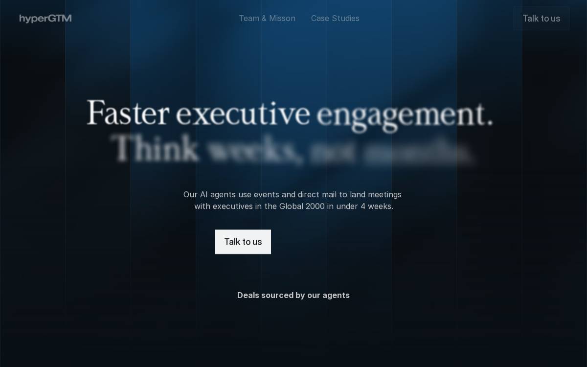 hyperGTM website preview