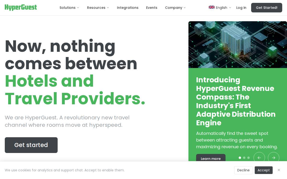 HyperGuest website preview