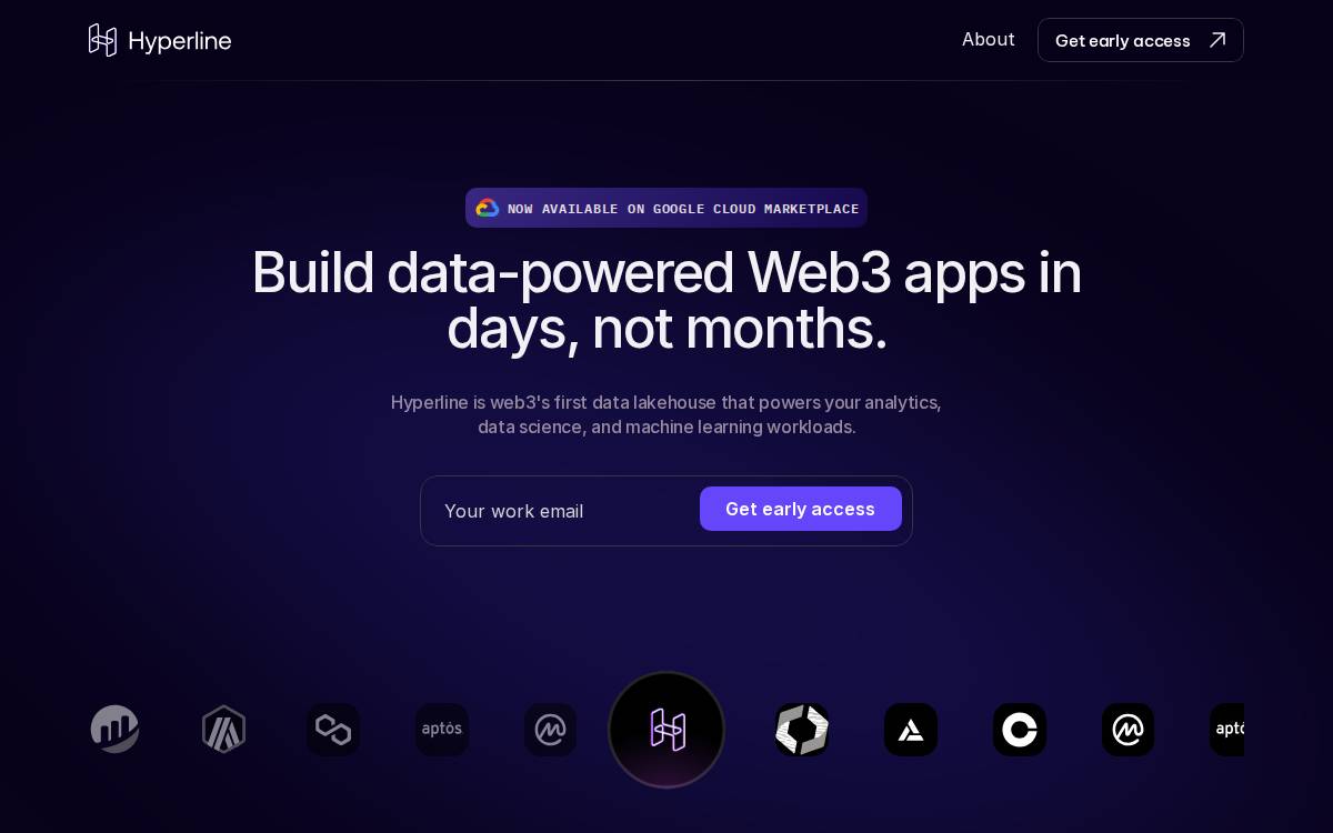 Hyperline website preview