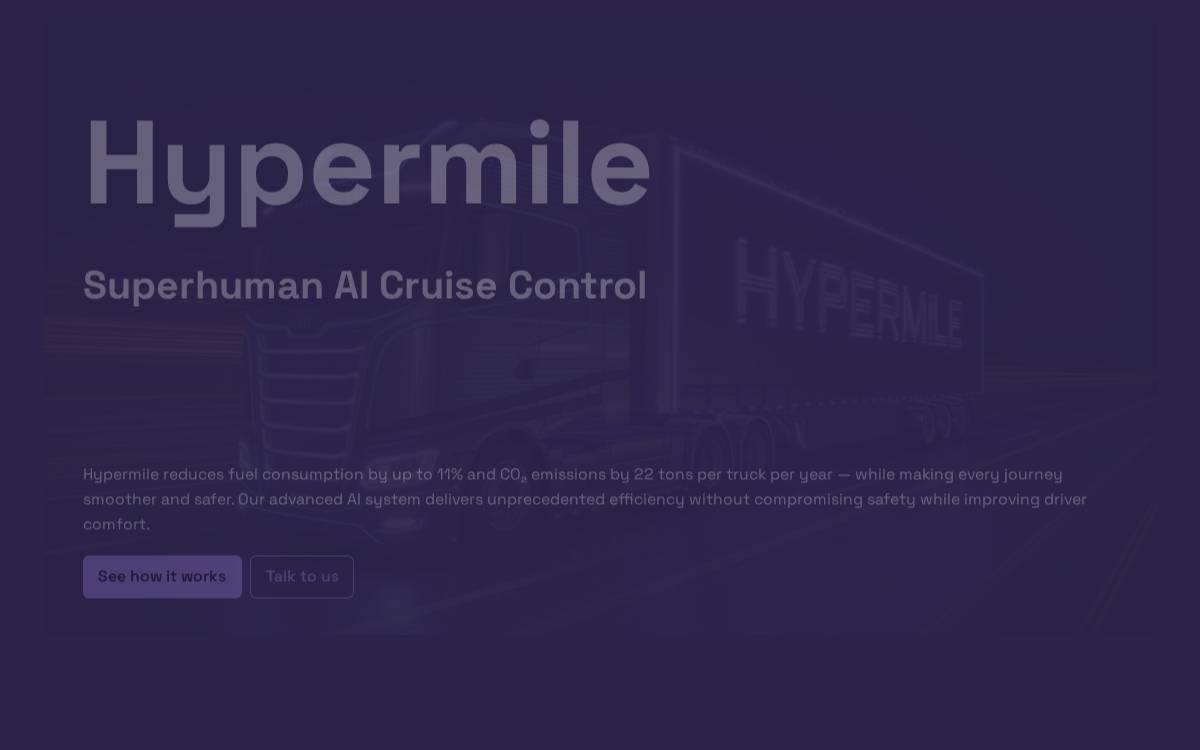 Hypermile website preview
