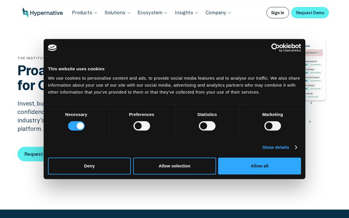 Hypernative website preview