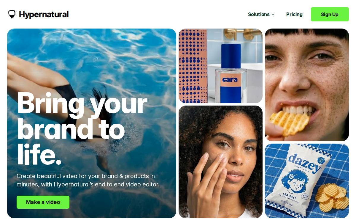 Hypernatural website preview