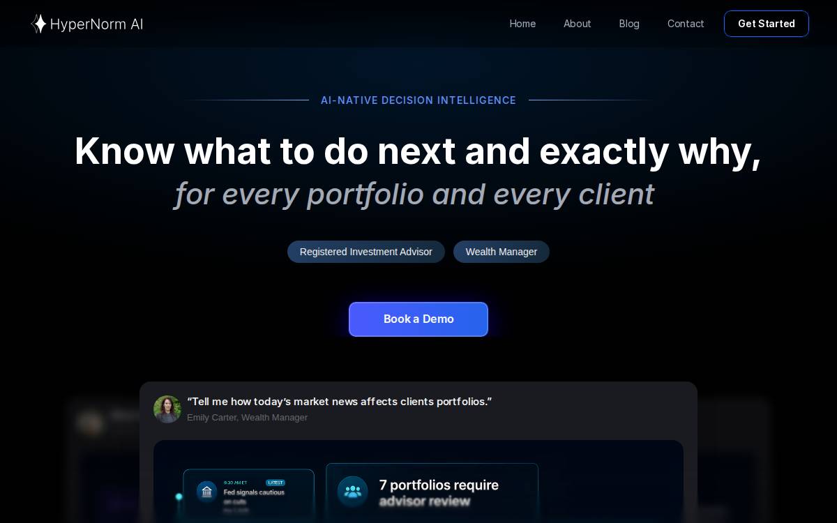 Hypernorm website preview