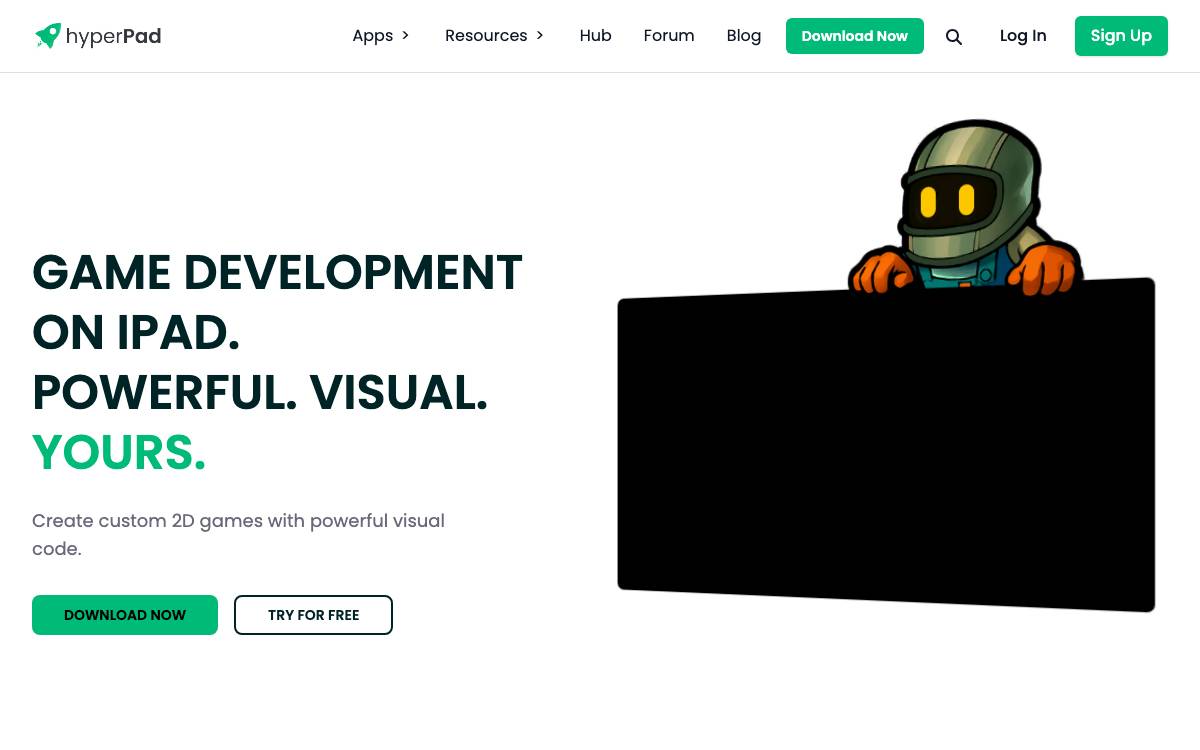 Hyperpad website preview