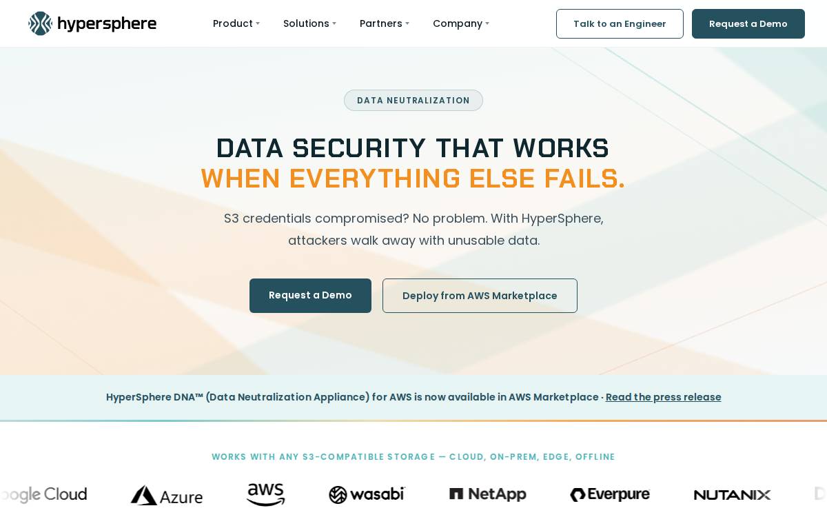 Hyperspheretech website preview