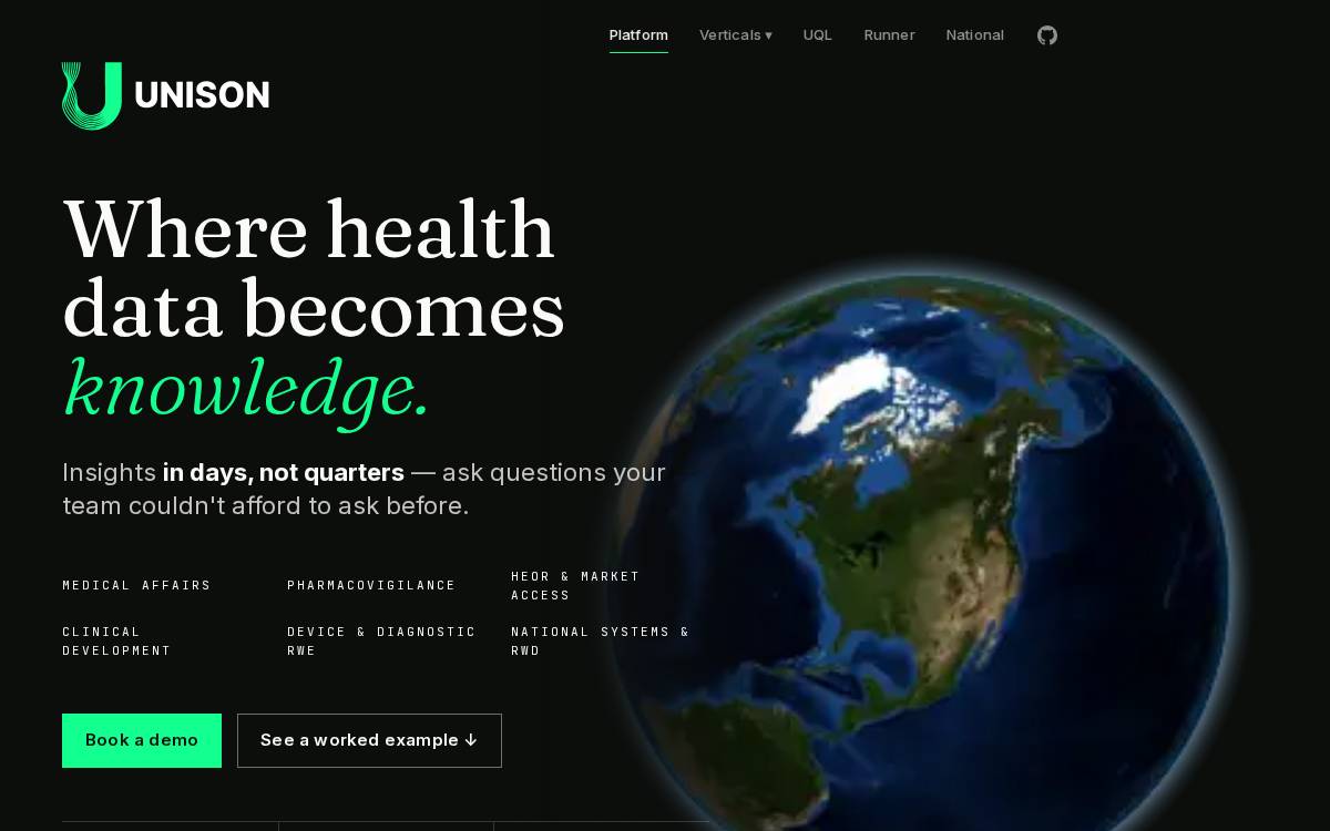 Hyperunison website preview