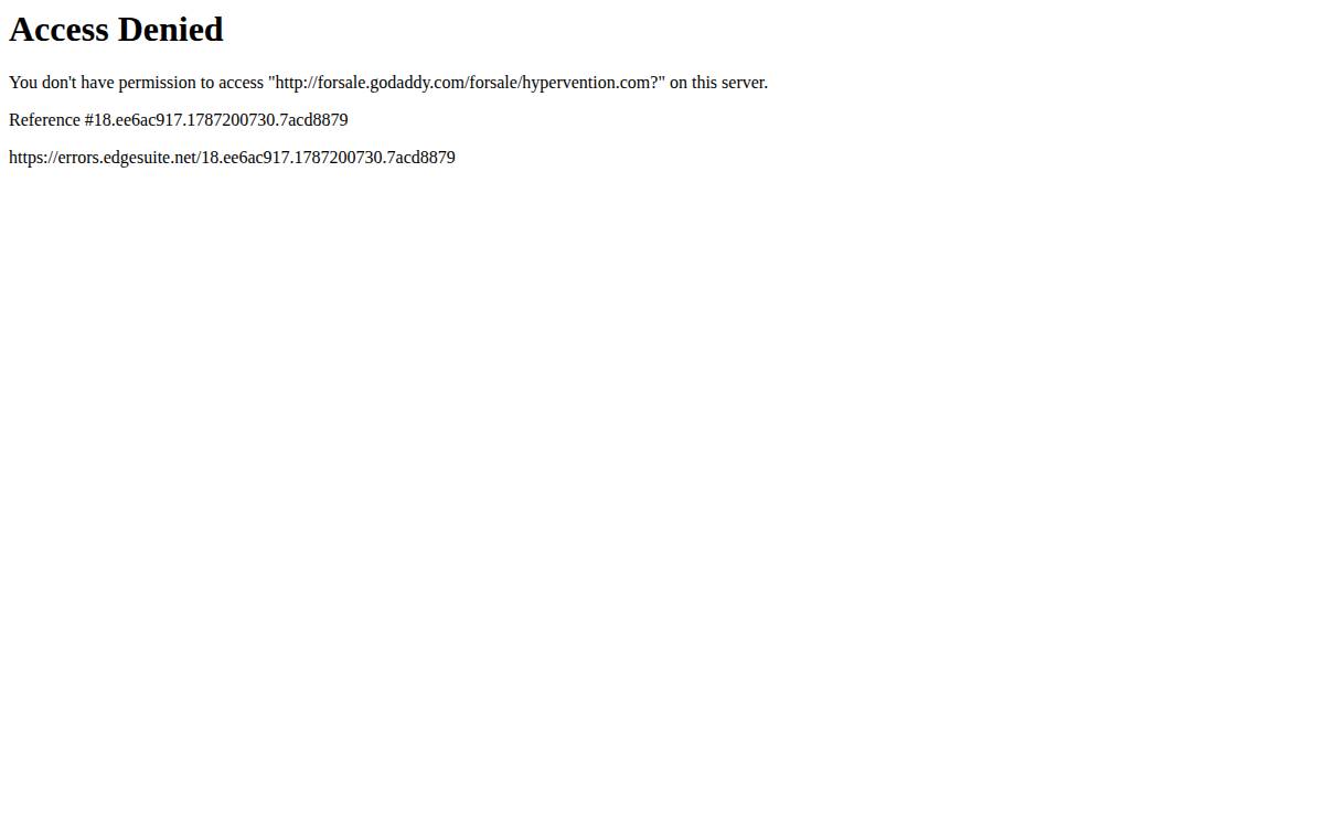 HyperVention website preview
