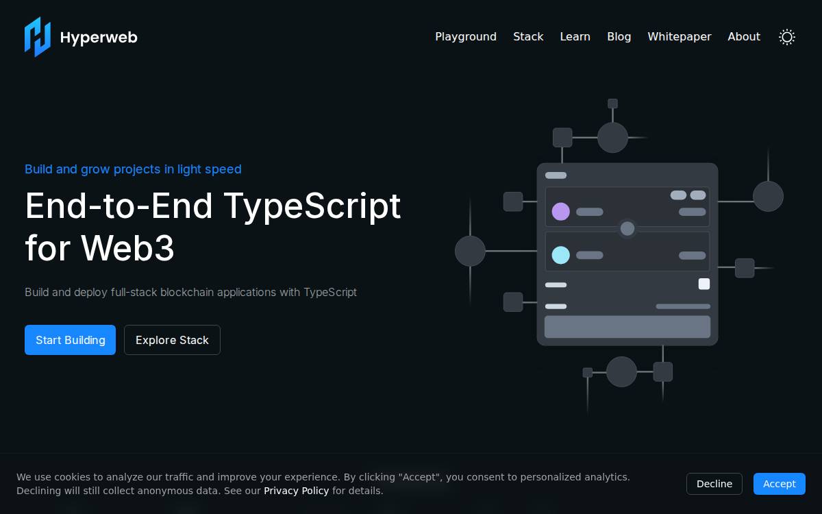 Hyperweb website preview