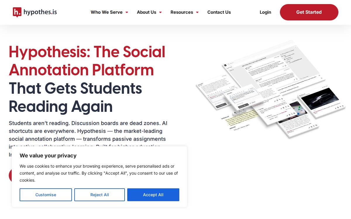 Hypothesis website preview