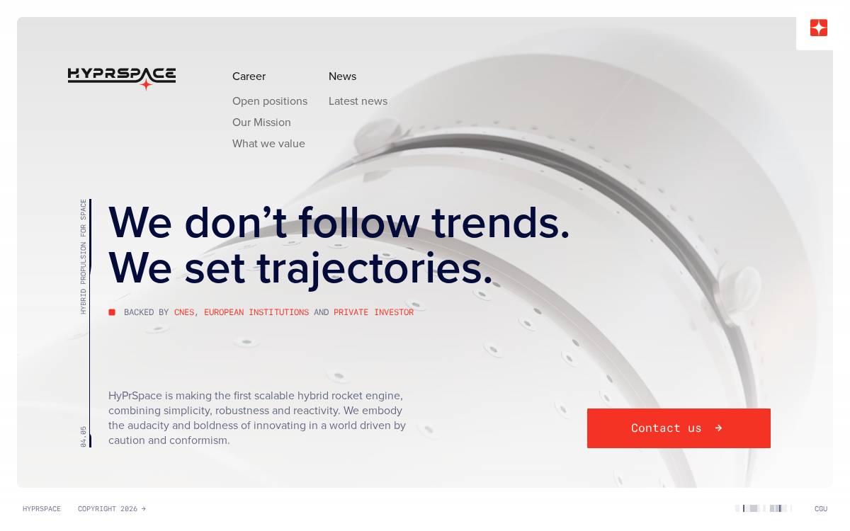 Hypr Space website preview