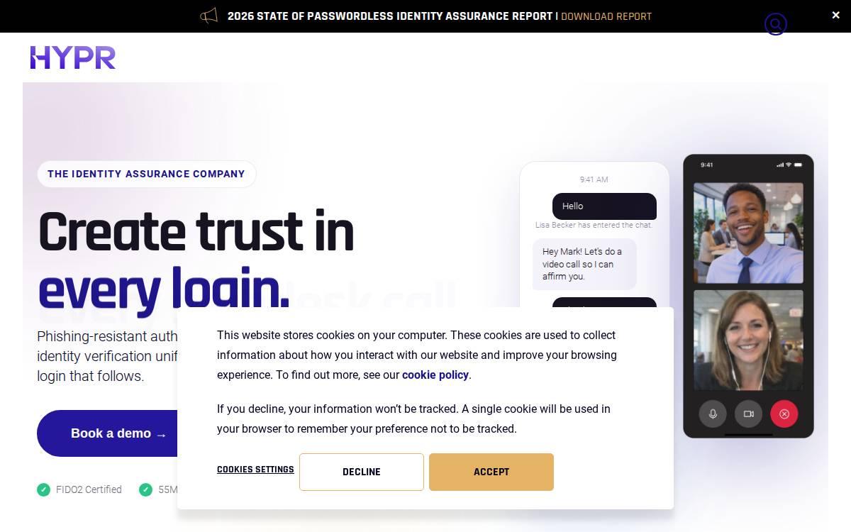 HYPR website preview