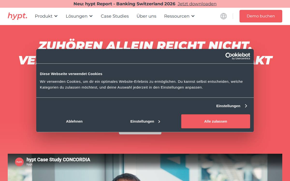 Hypt website preview