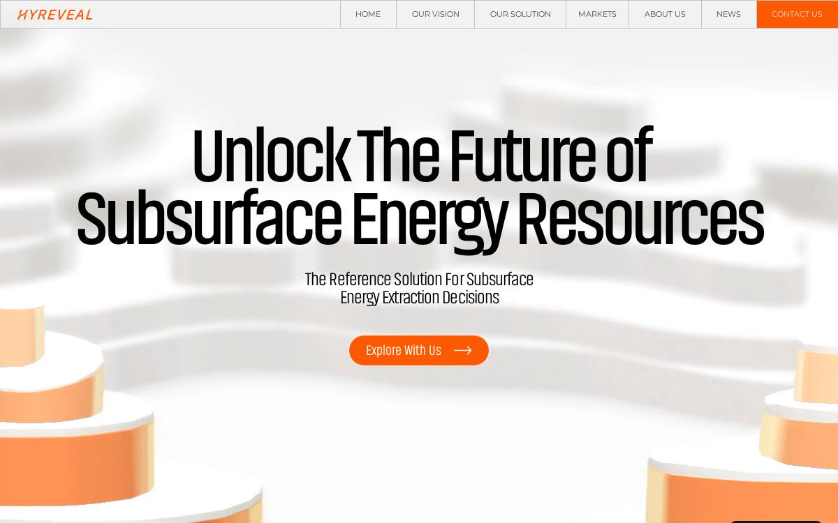 Hyreveal website preview