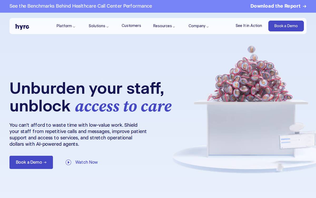 Hyro website preview