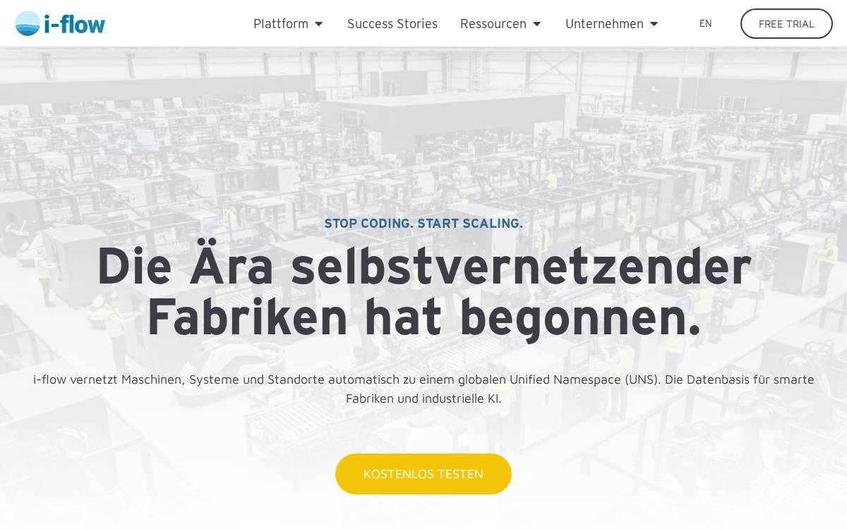 i-flow website preview
