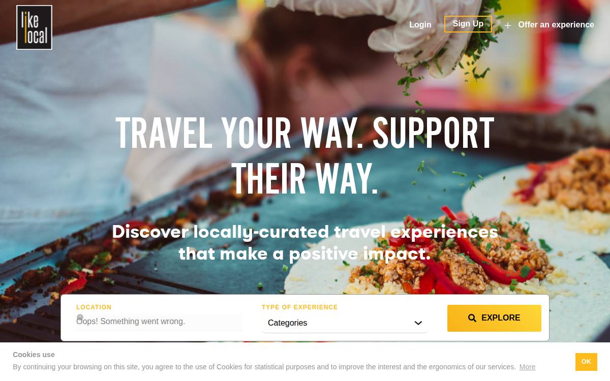 I Like Local website preview