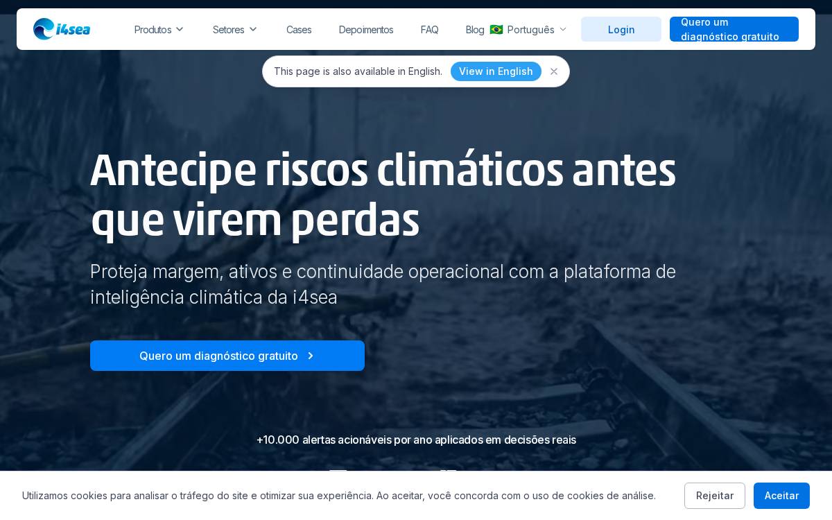 I4Sea website preview