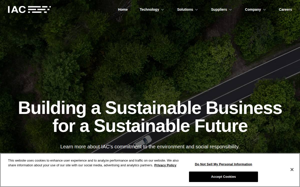 IAC Group website preview