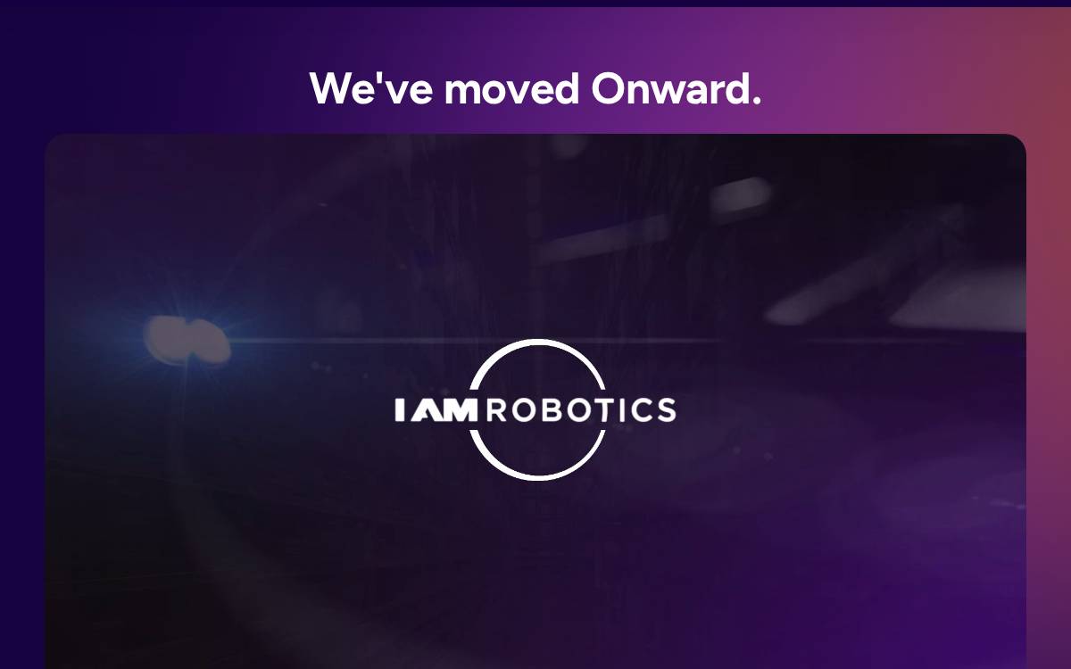 IAM Robotics website preview
