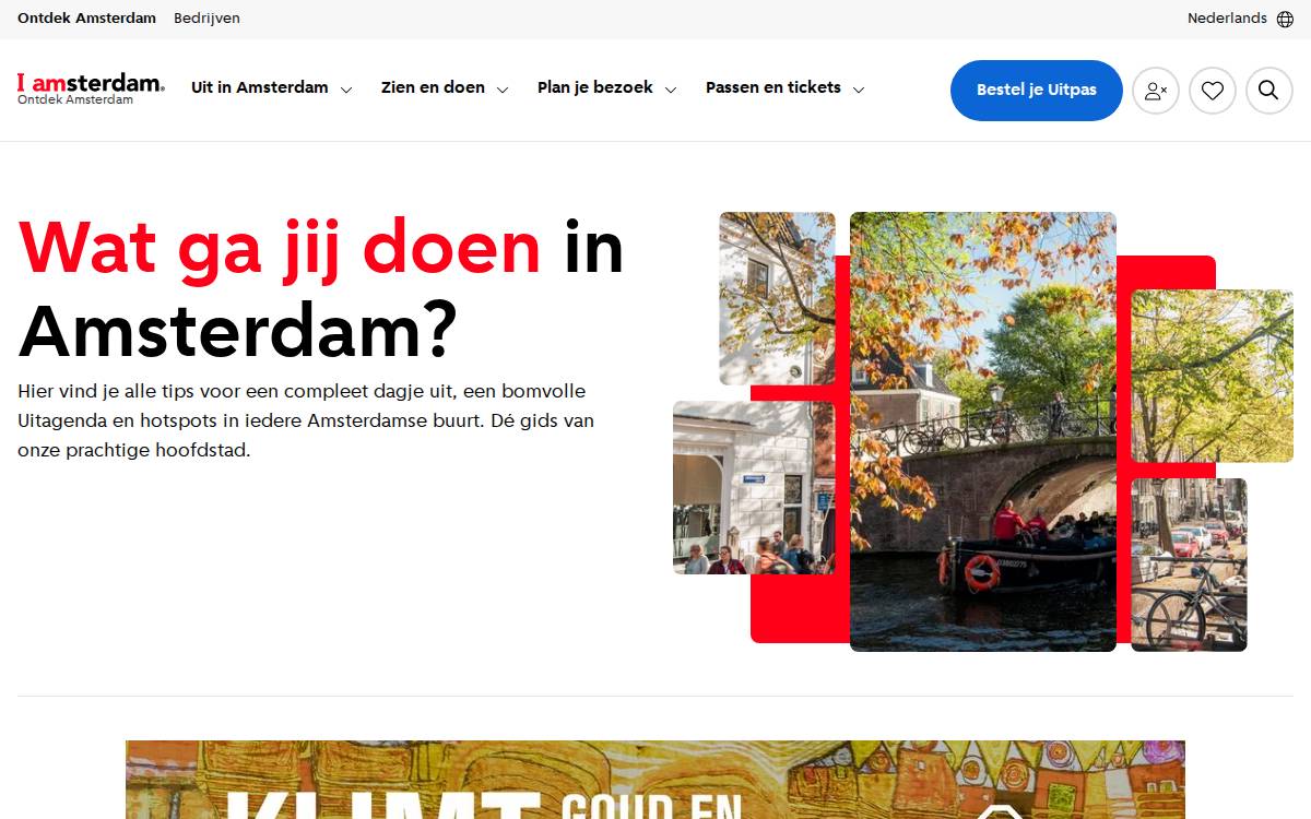 Iamsterdam website preview