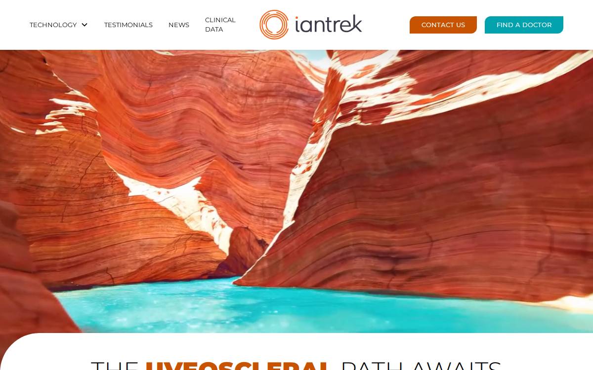 Iantrek website preview