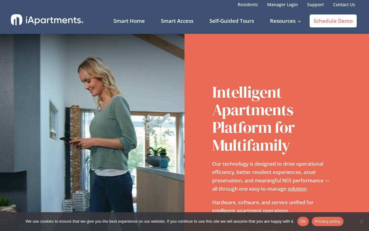 iApartments website preview