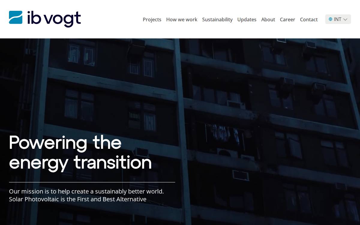 Ib Vogt website preview