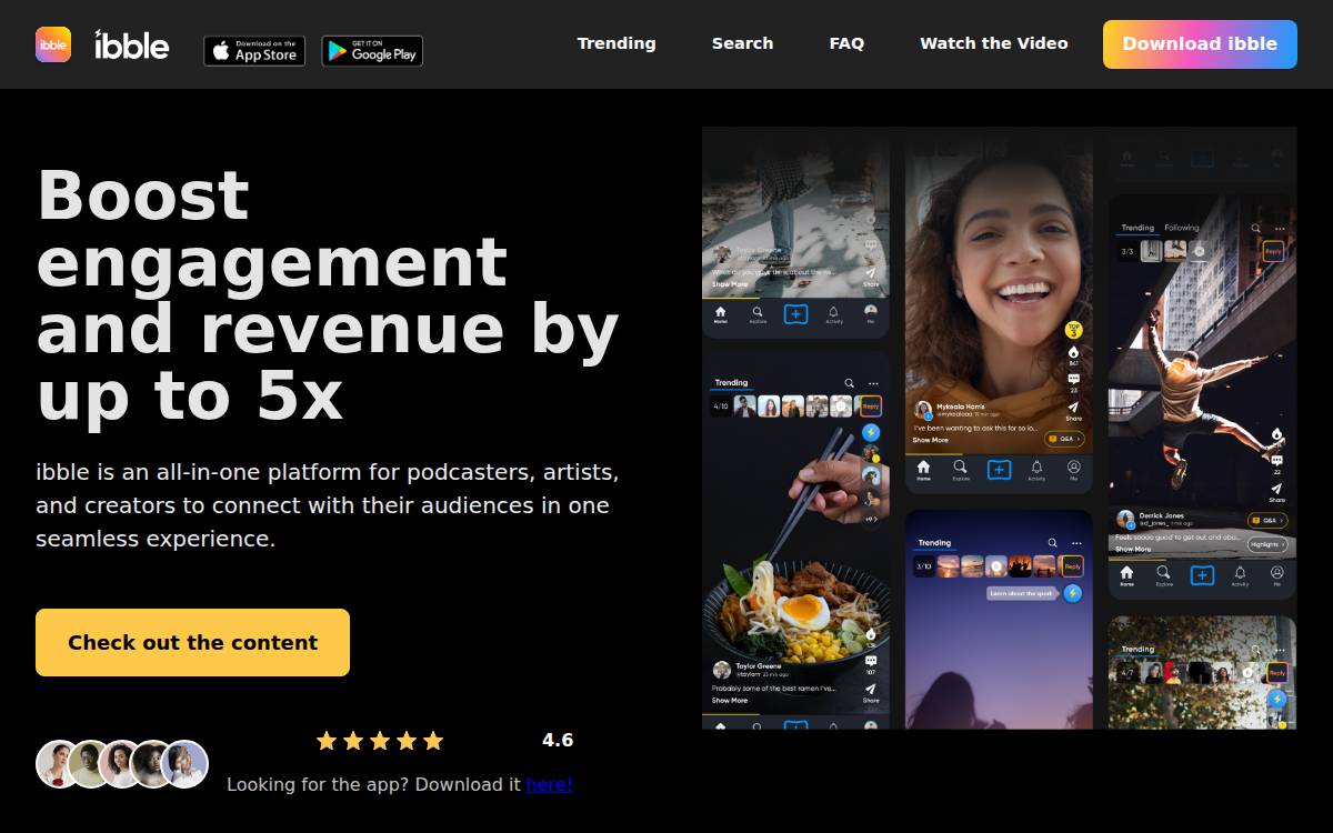 ibble website preview