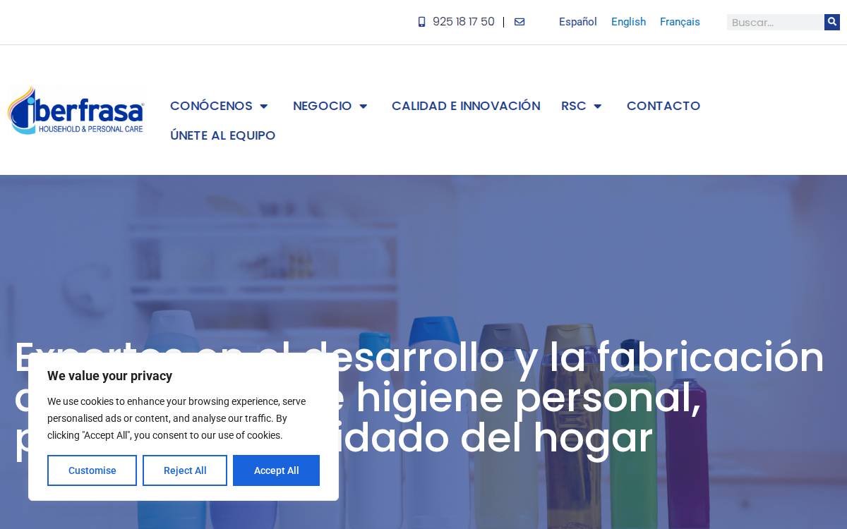 Iberfrasa website preview