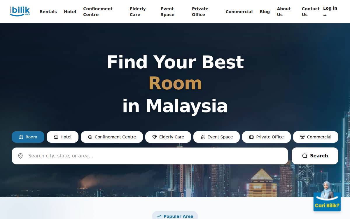 iBilik website preview