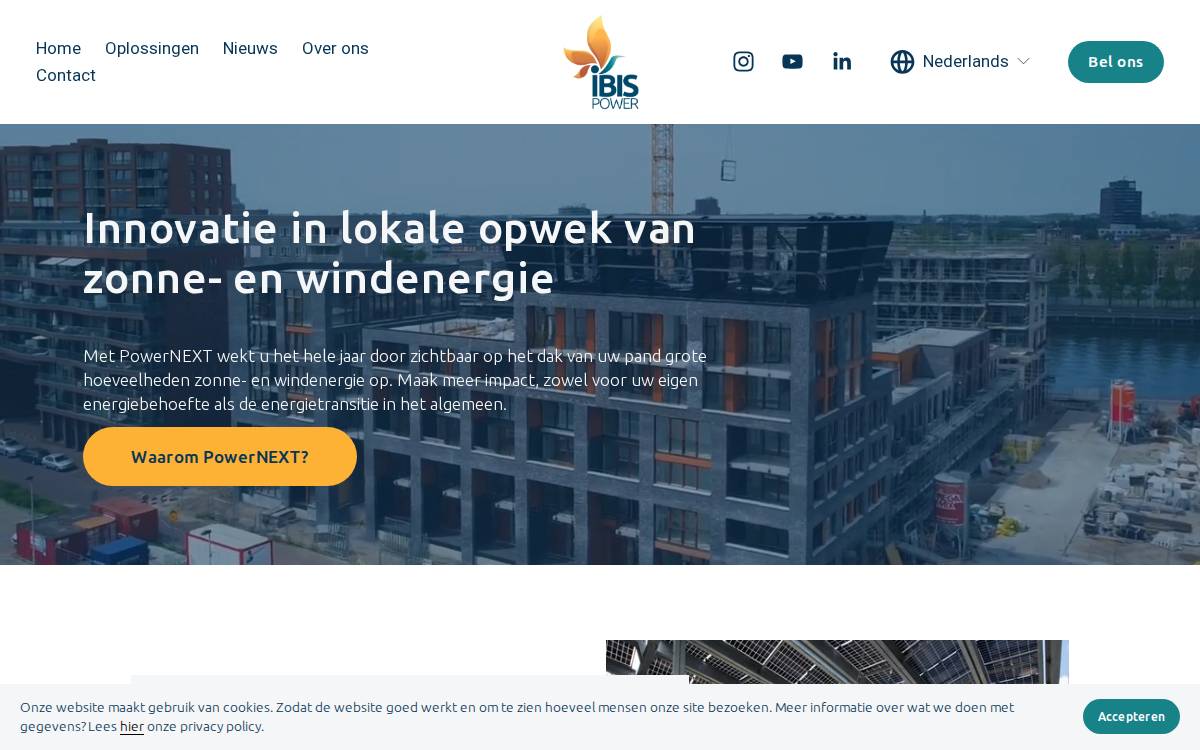 Ibispower website preview