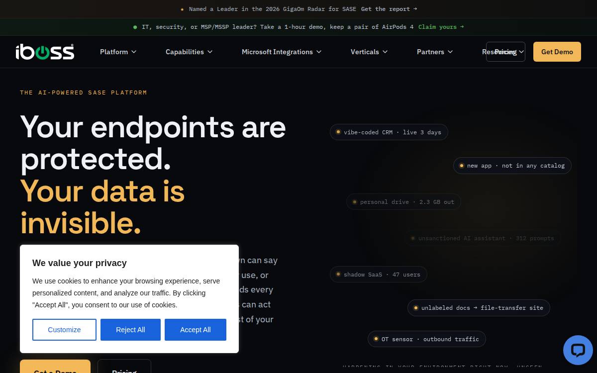 Iboss website preview